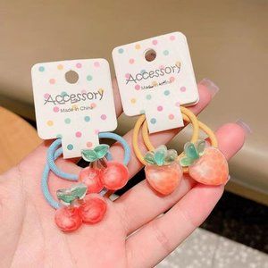 Children's rubber band cute head rope